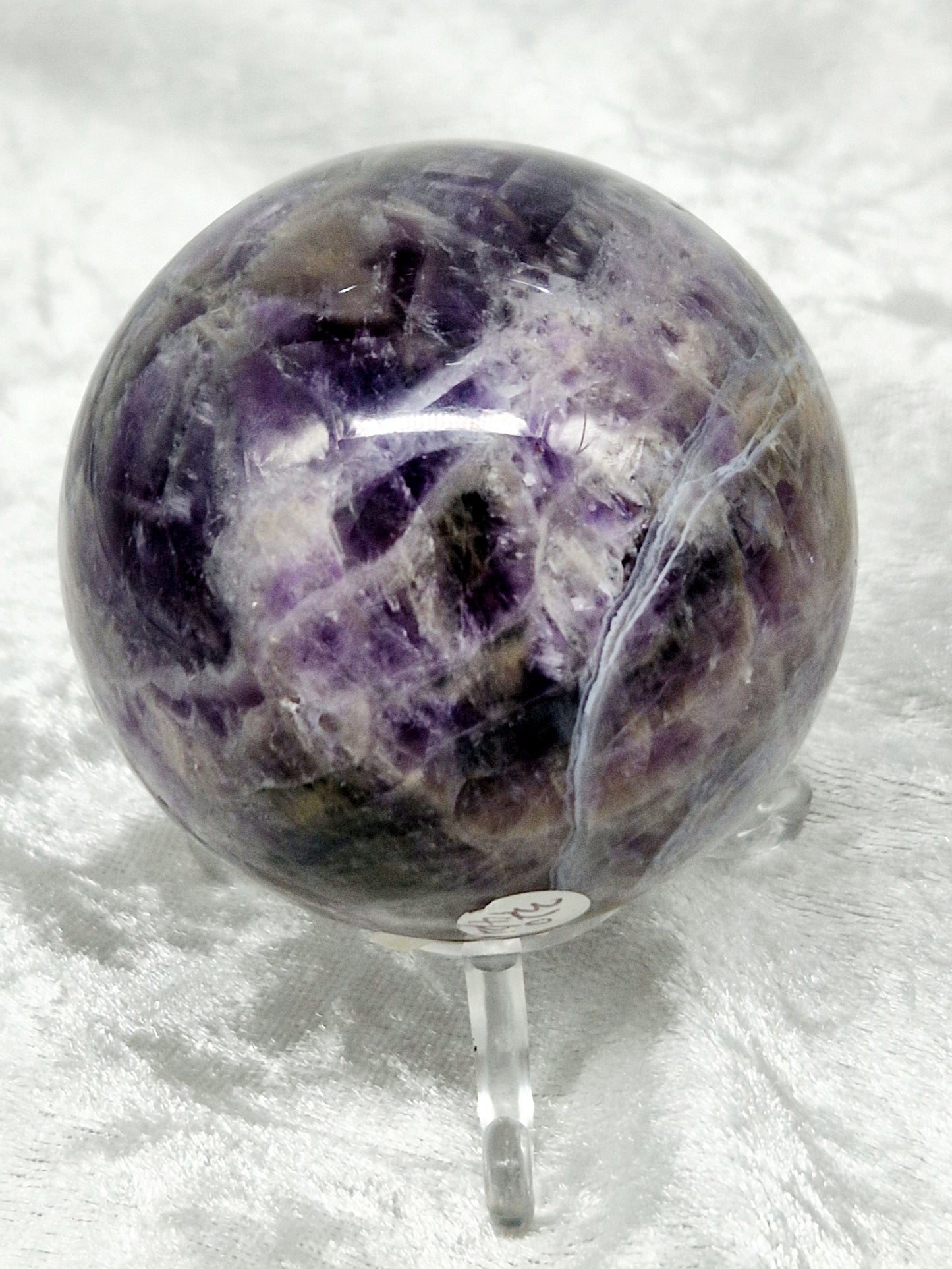 Dream Amethyst Polished Sphere - Spiritual Growth and Intuition
