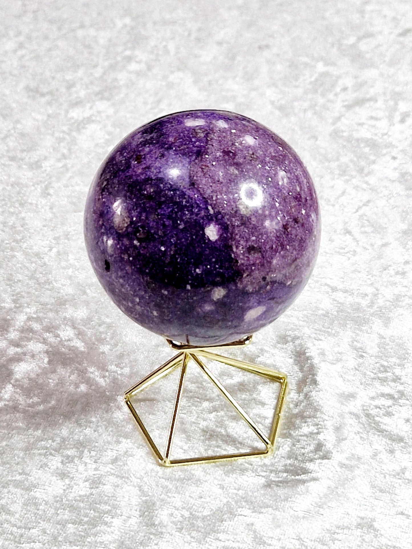Purple Mica Crystal Sphere