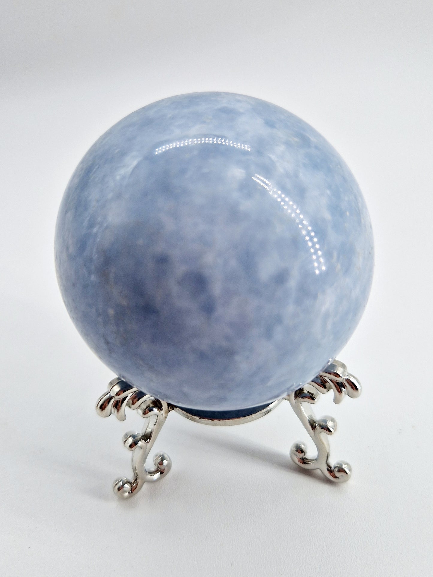 Blue Celestite Sphere - Tranquillity and Harmony