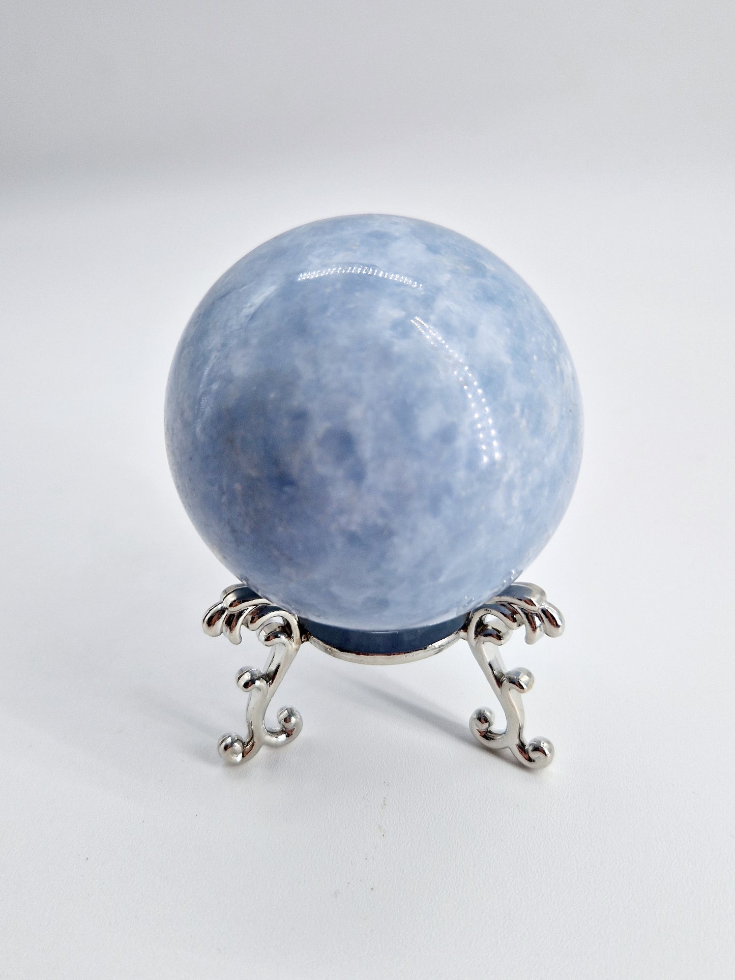 Blue Celestite Sphere - Tranquillity and Harmony