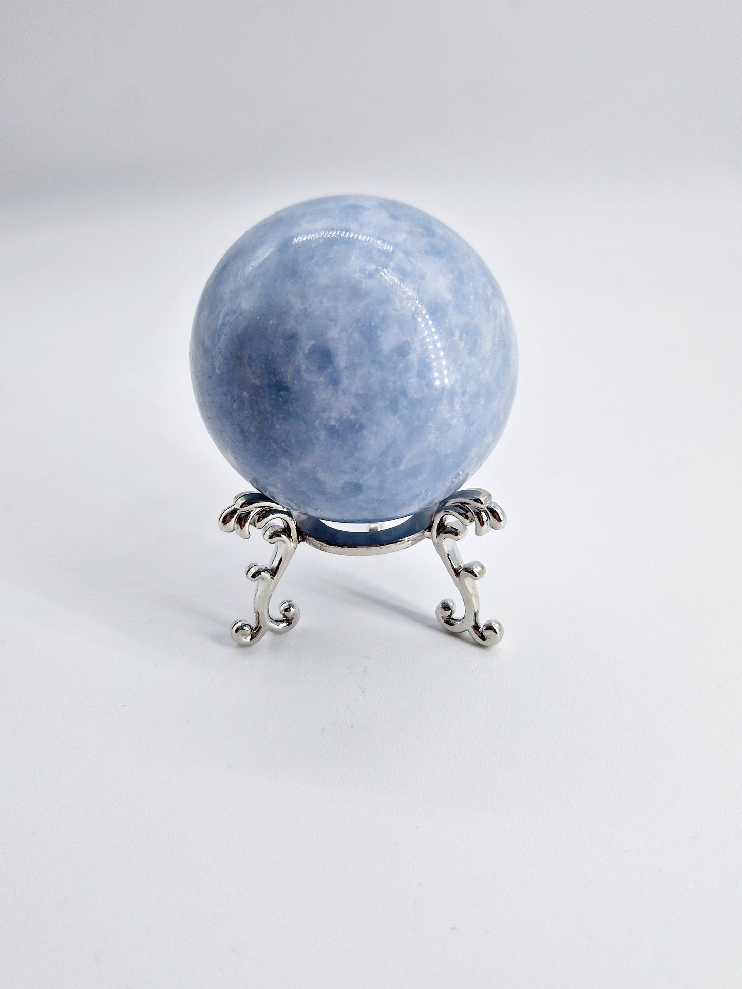 Blue Celestite Sphere - Tranquillity and Harmony