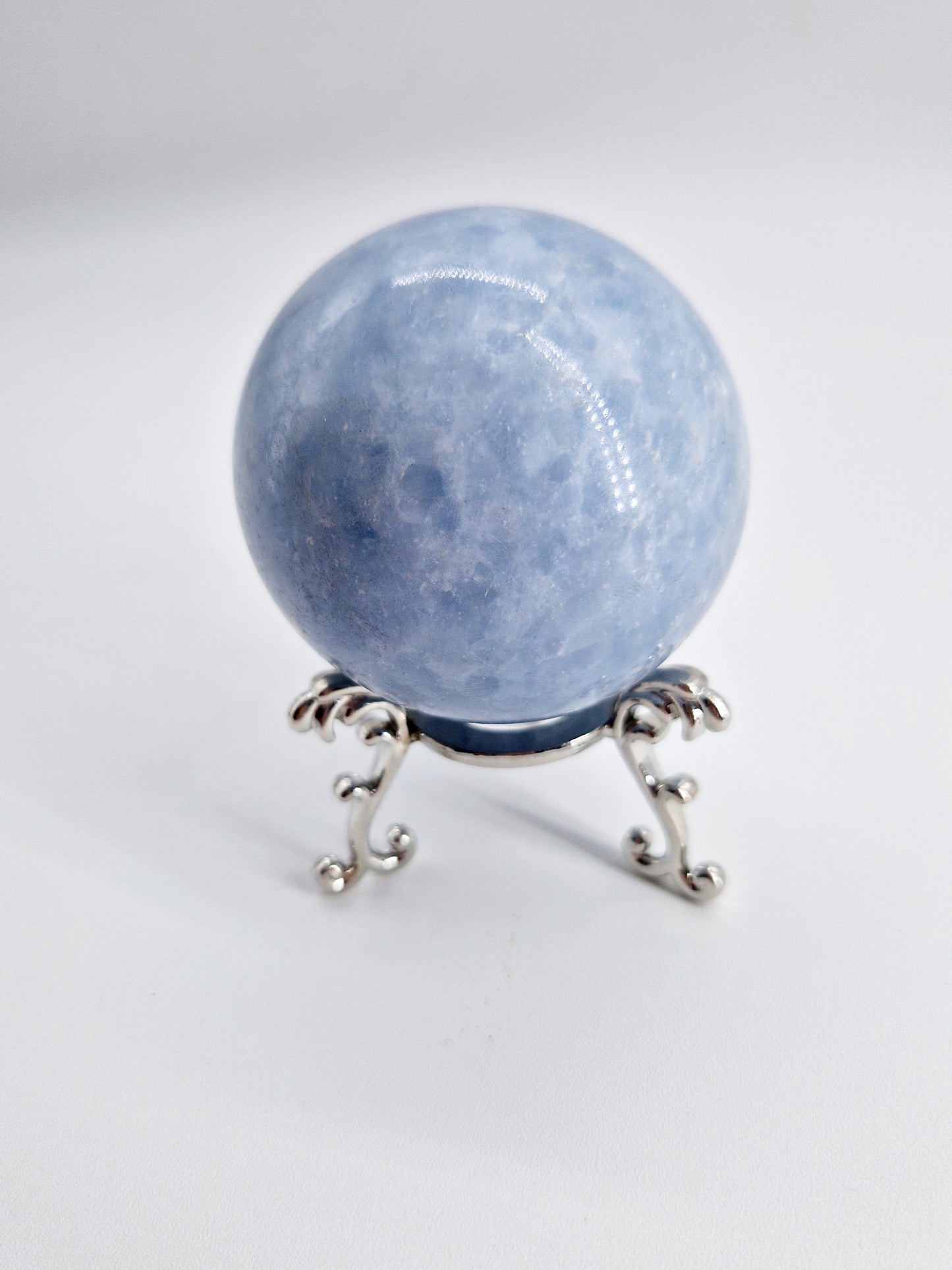 Blue Celestite Sphere - Tranquillity and Harmony