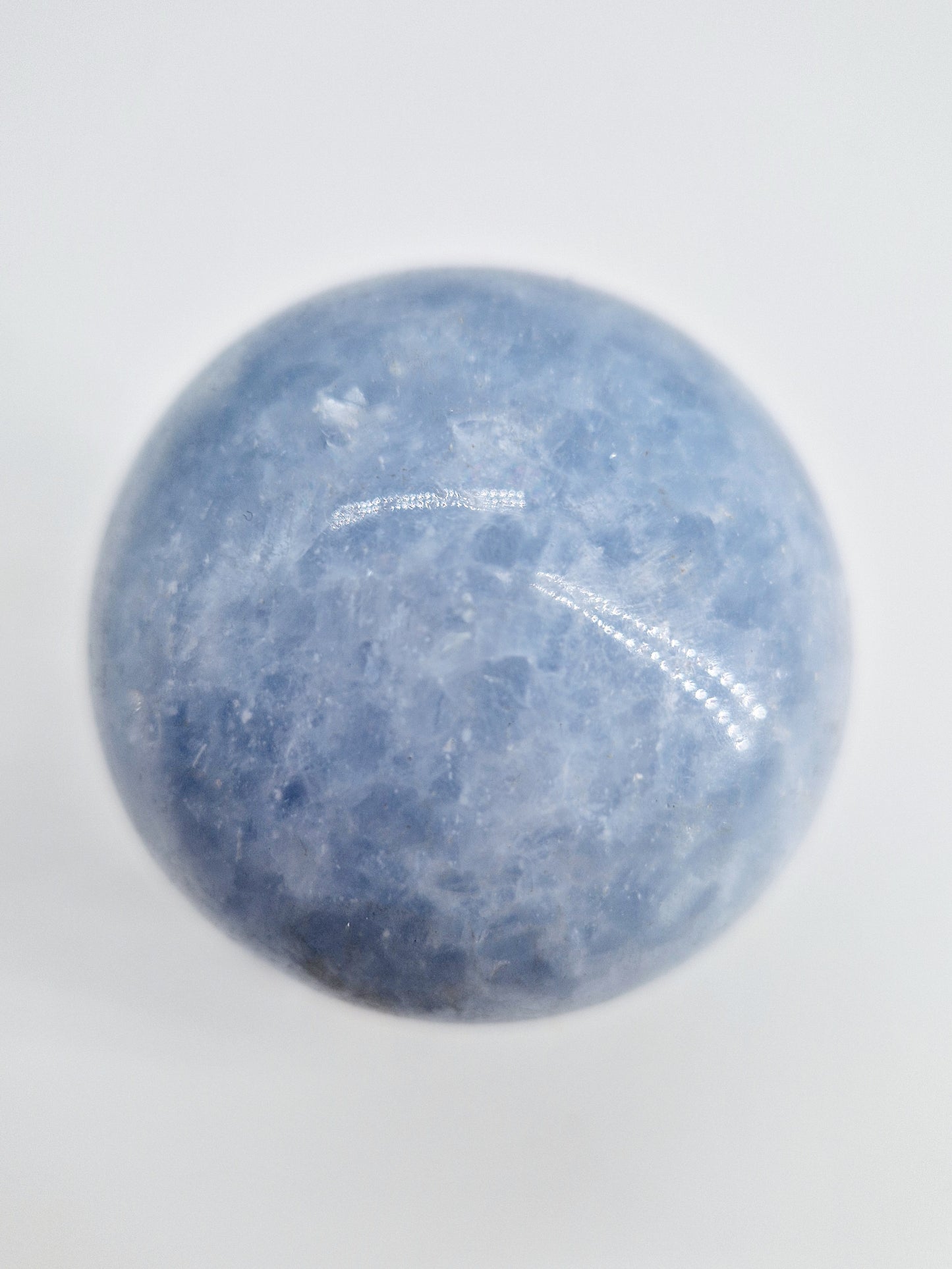 Blue Celestite Sphere - Tranquillity and Harmony