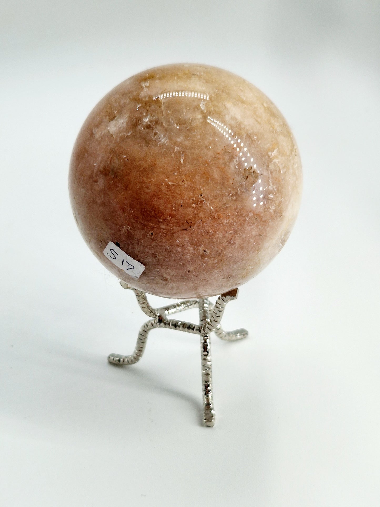 Pink Amethyst Crystal Sphere With Druze Centre - Large