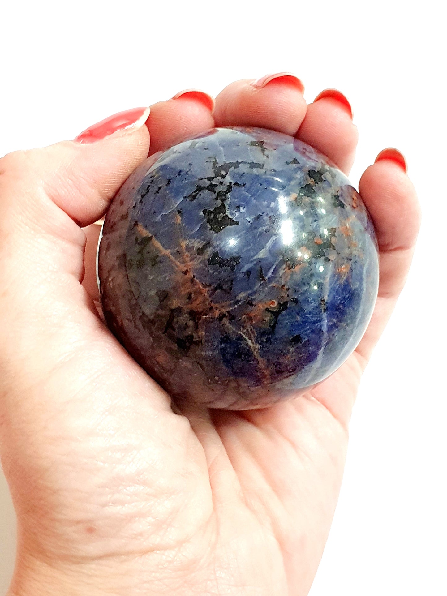Elegant Sodalite Polished Spheres - Stone of Intuition and Insight