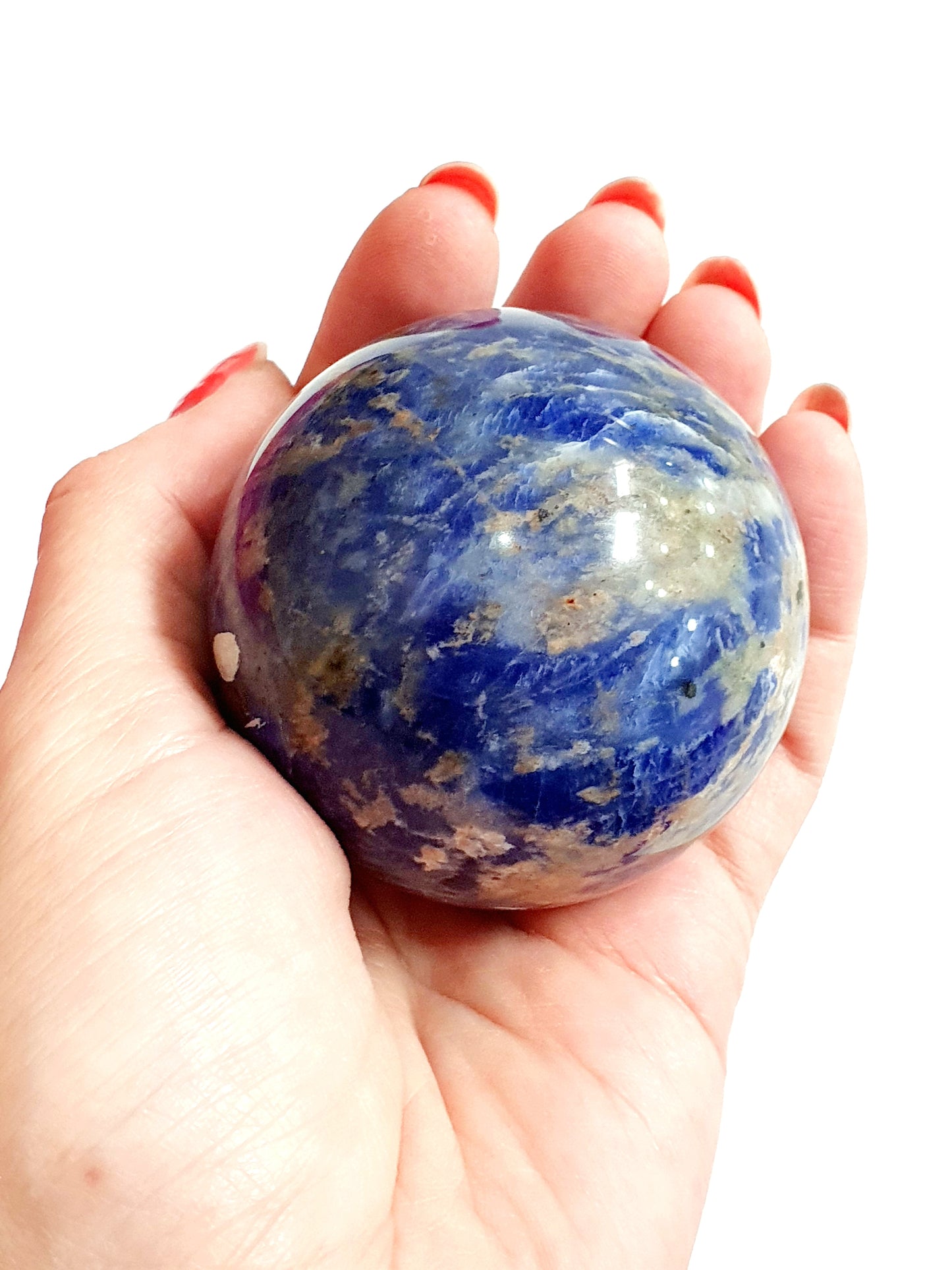 Elegant Sodalite Polished Spheres - Stone of Intuition and Insight
