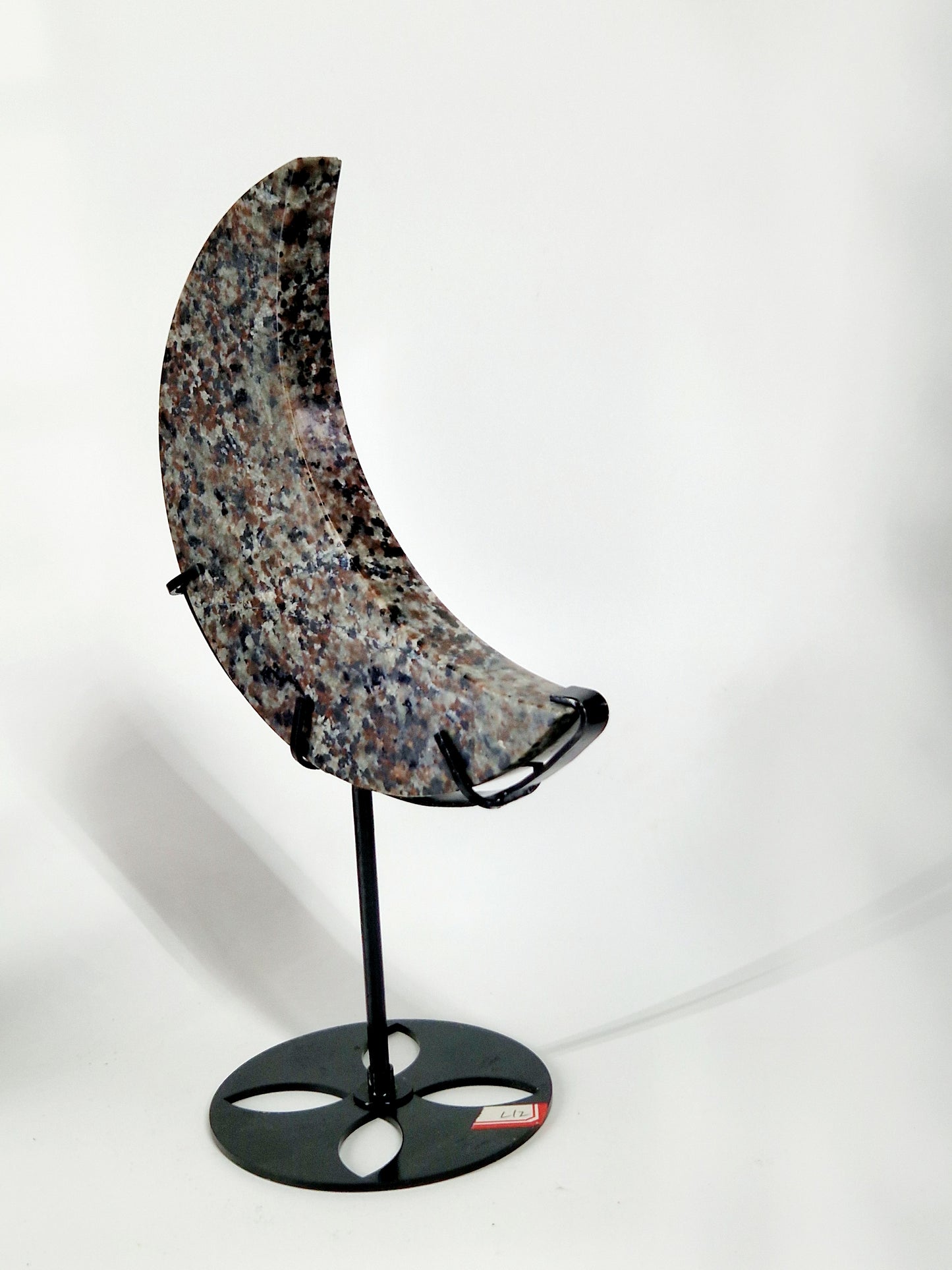 Large Yooperlite Crescent Moon Carving - Celestial Beauty