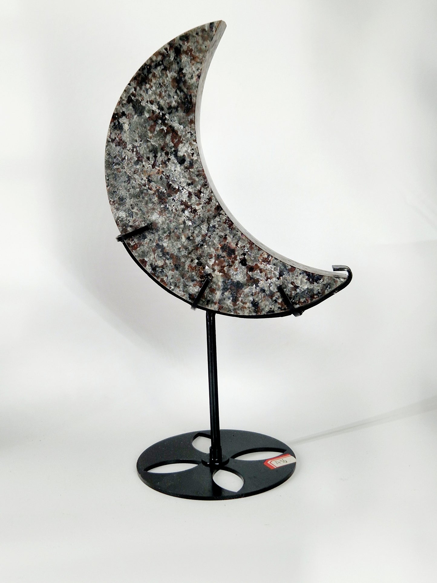 Large Yooperlite Crescent Moon Carving - Celestial Beauty
