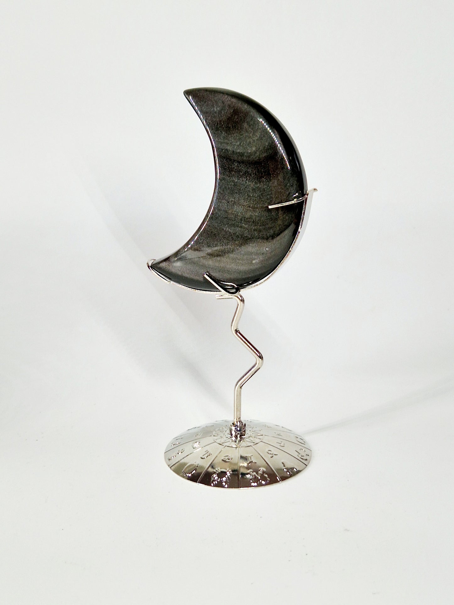 Silver Sheen Obsidian Moon