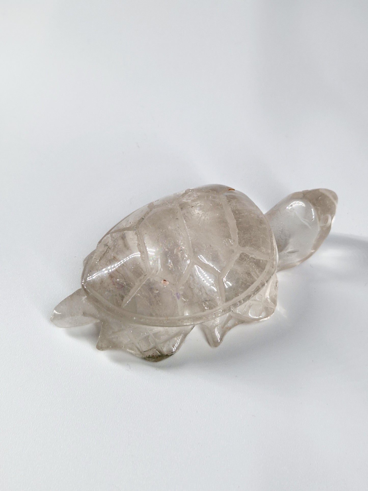 Quartz Crystal Turtle with Garden Quartz Feet – A Symbol of Wisdom & Stability