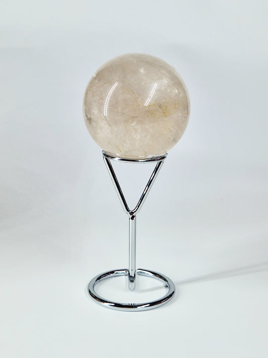Silver Sphere Stand