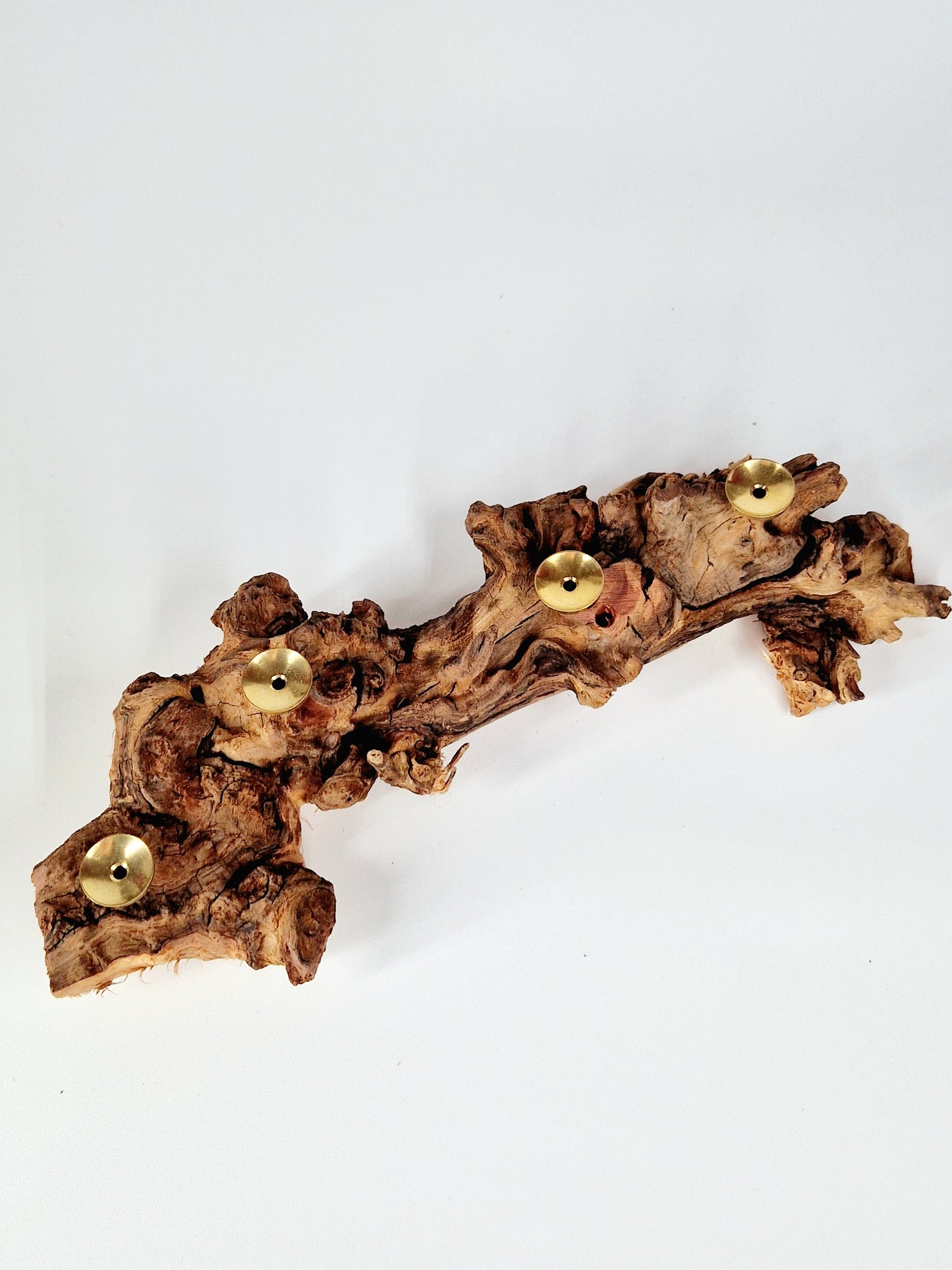 Driftwood Crystal Sphere Stand – Holds 4 Spheres