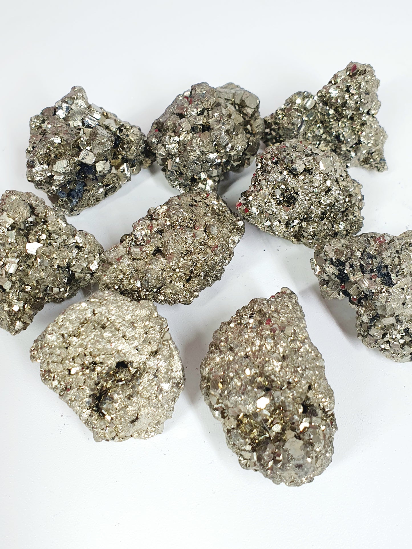 Raw Pyrite Crystal – Individual Pieces for Abundance & Protection