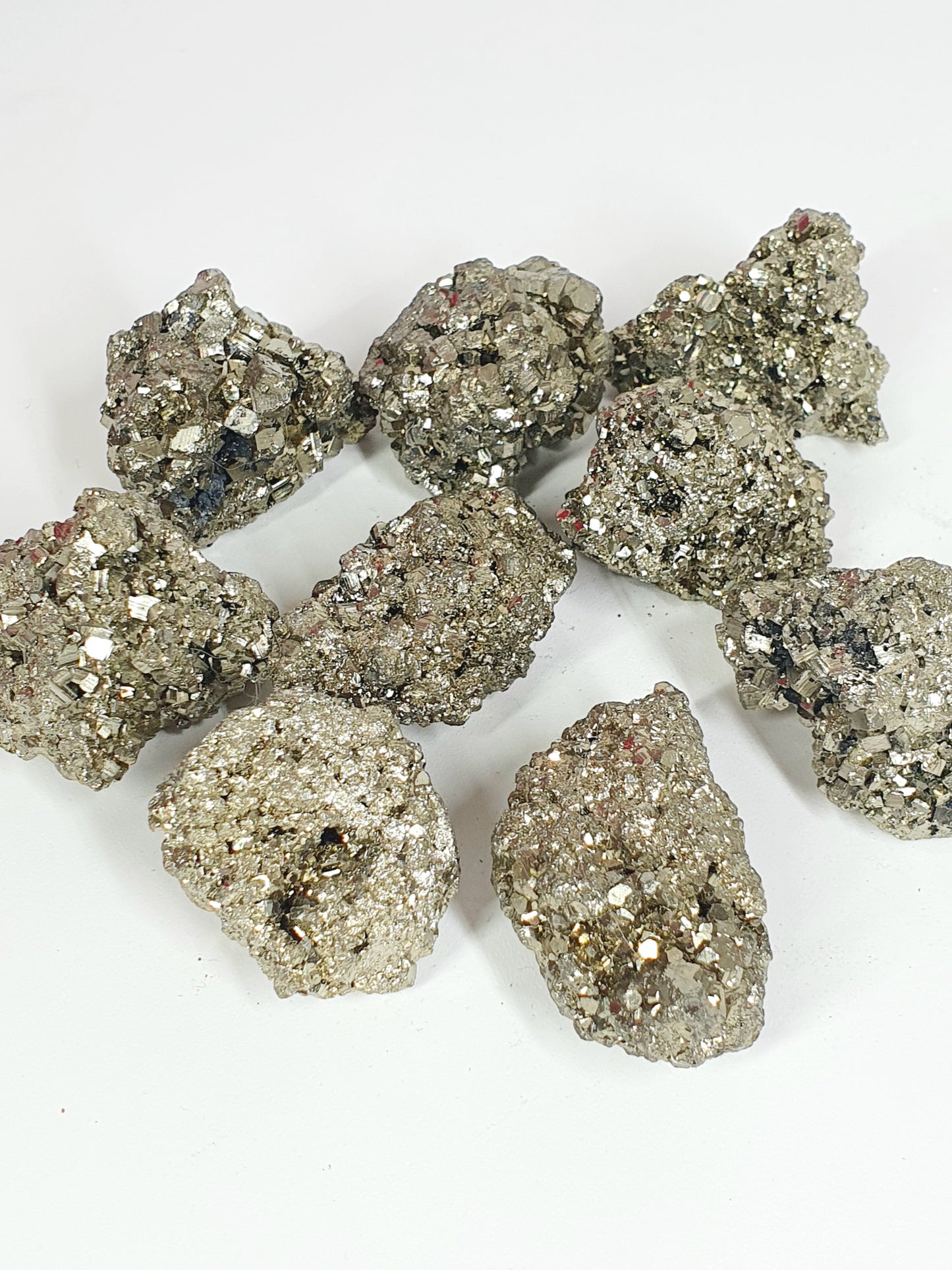 Raw Pyrite Crystal – Individual Pieces for Abundance & Protection