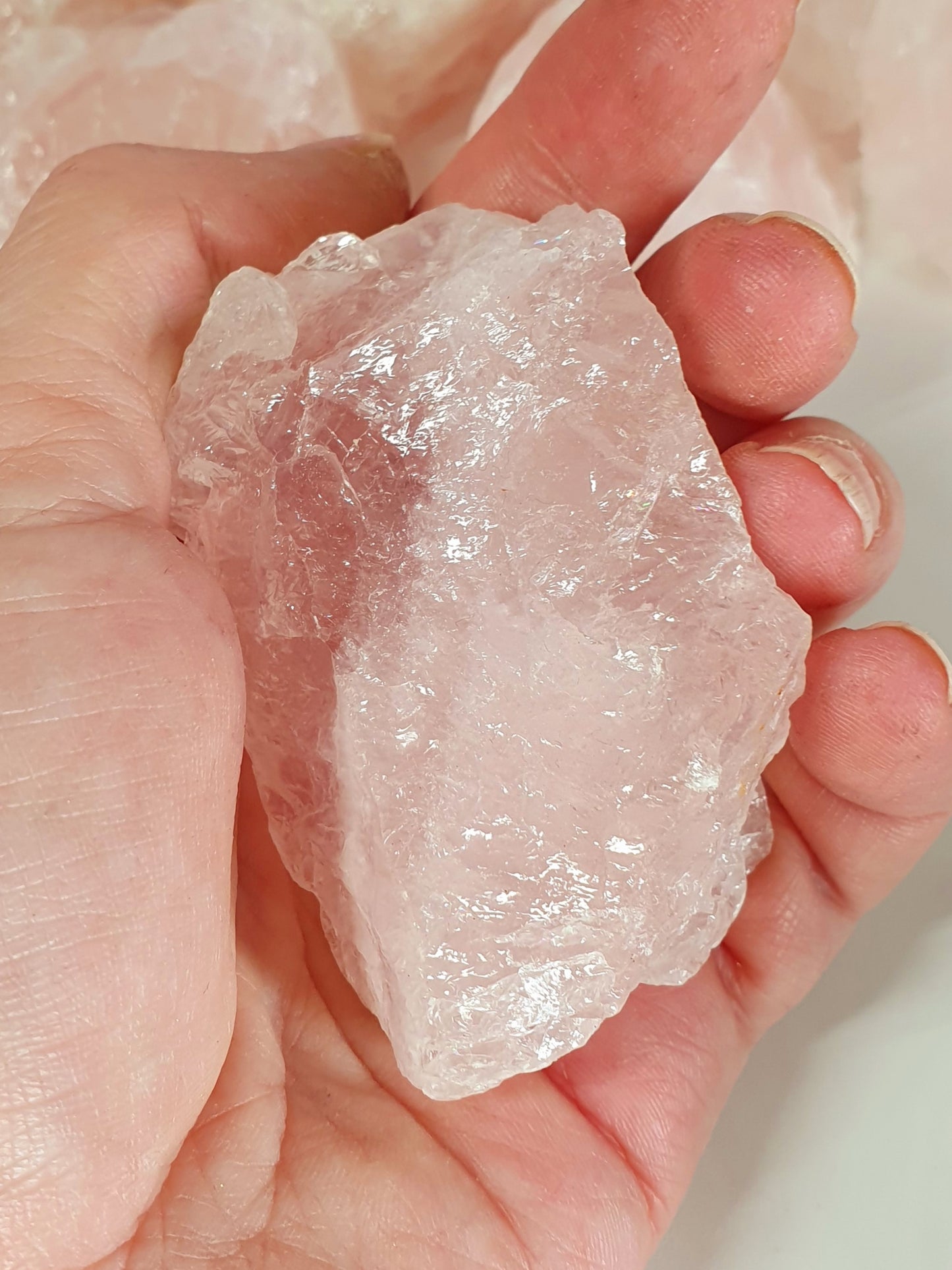 Rose Quartz Raw Piece (one supplied)