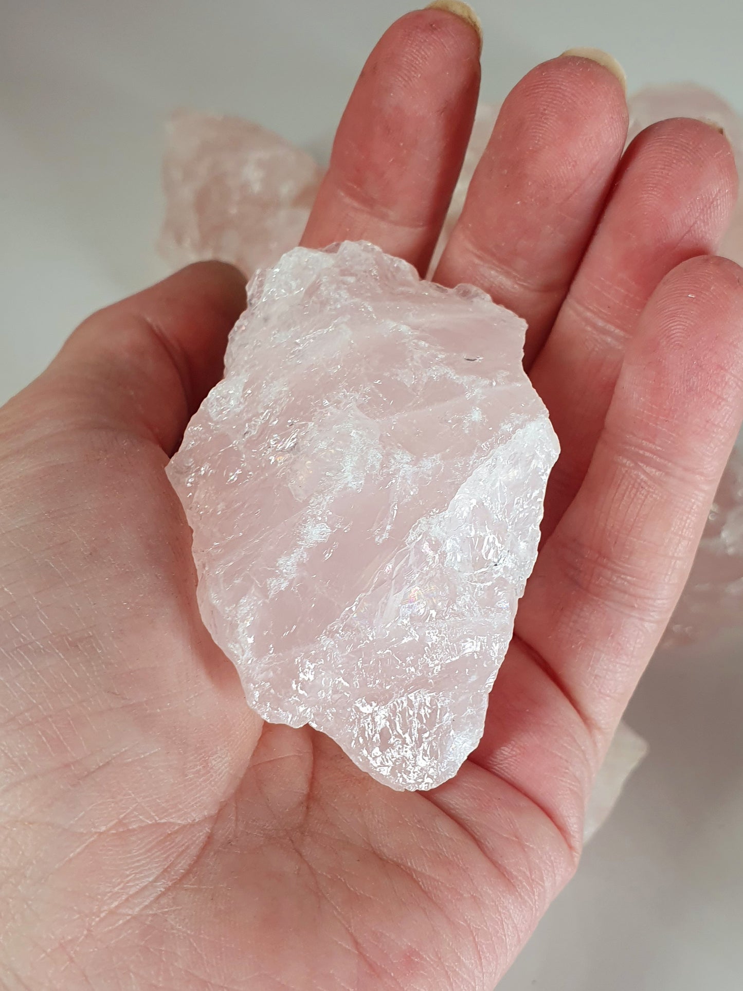Rose Quartz Raw Piece (one supplied)