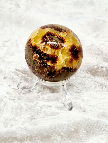 Septarian Sphere - Strength, Harmony, and Unique UV Reactivity