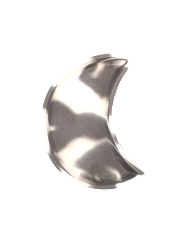 ๐ Chic Monochrome Delight! Handmade Concrete Crescent Moon Tray