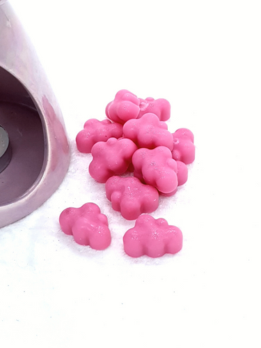 Berry Euphoria Handmade Soy Wax Melts Clouds 6pk- Strawberry and Bubbles Fragrance