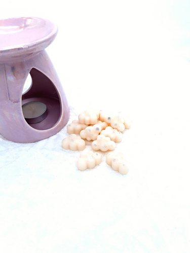 Divine Jasmine Cloud-Shaped Handmade Soy Wax Melts - Pure Floral Bliss