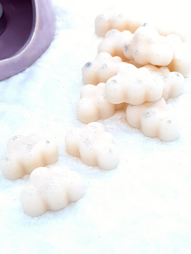 Divine Jasmine Cloud-Shaped Handmade Soy Wax Melts - Pure Floral Bliss