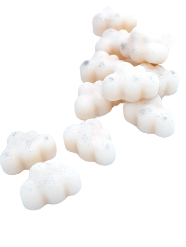 Divine Jasmine Cloud-Shaped Handmade Soy Wax Melts - Pure Floral Bliss