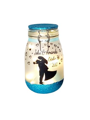 Large Personalised Wedding / Anniversary Light