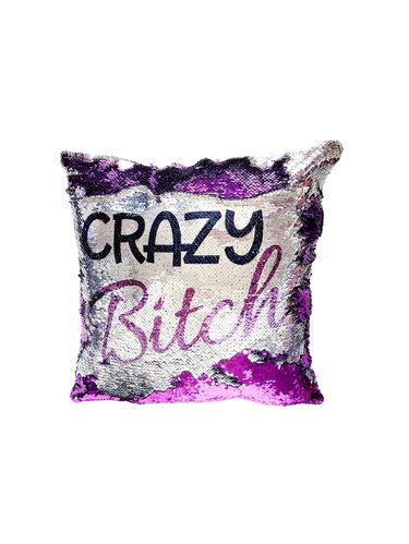 Reversible Sequin Bitch Cushion