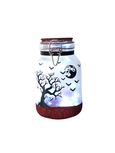 Large Halloween Bat Themed Light - Halloween Lantern