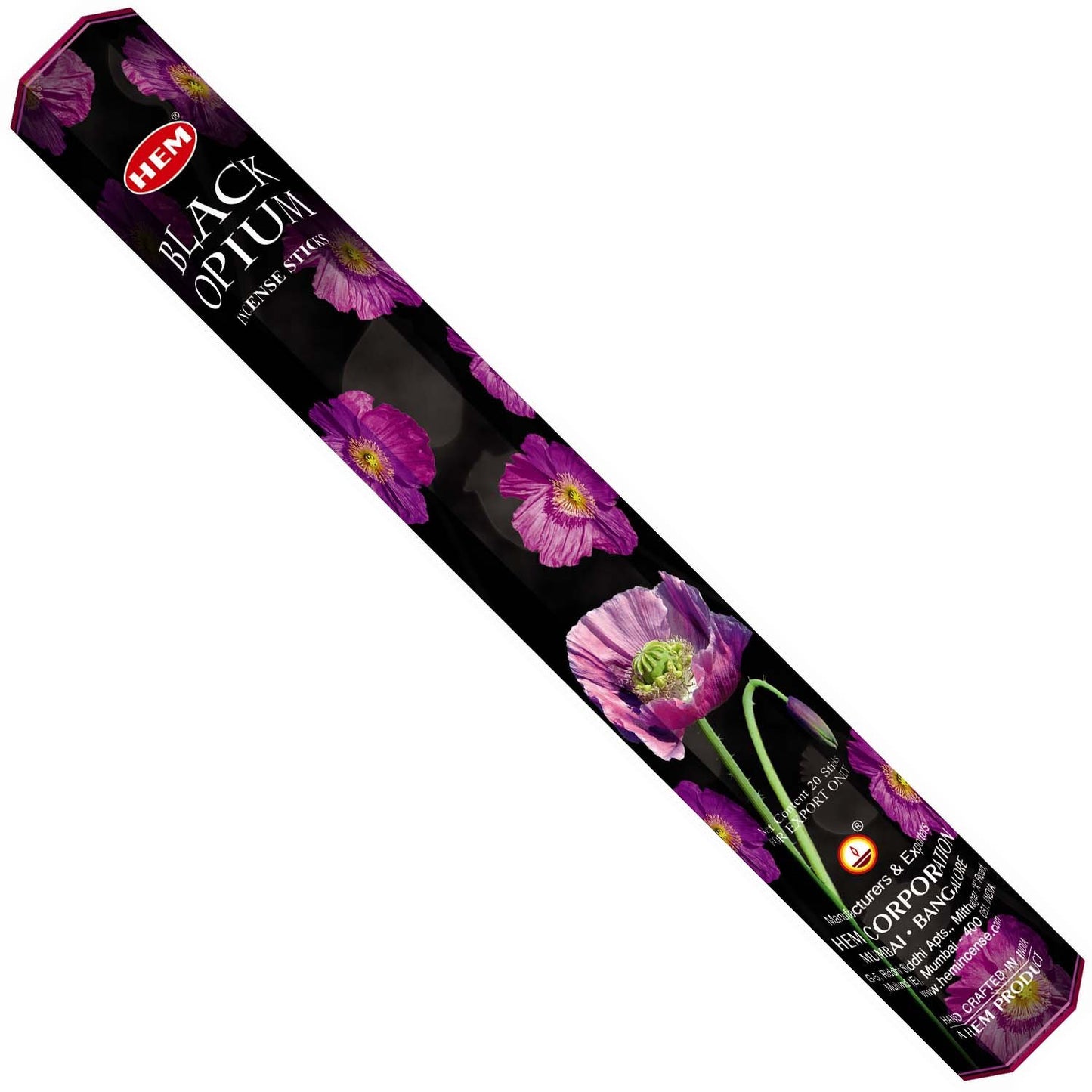 HEM Black Opium Incense Stick