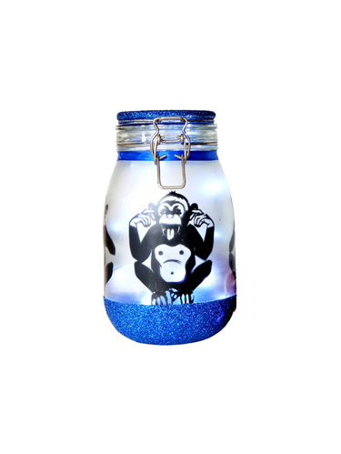 Large 3 Wise Monkey Themed Light