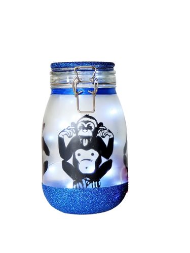 Large 3 Wise Monkey Themed Light
