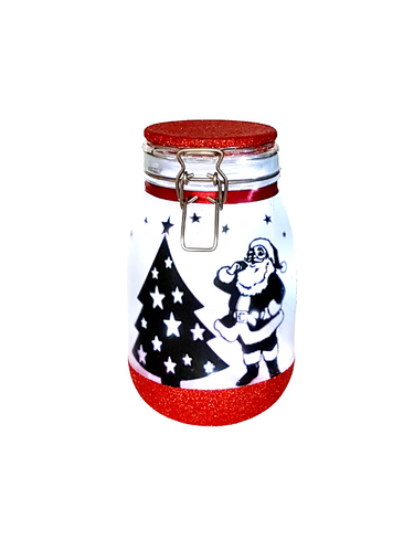Large Christmas Lantern - Santa Light