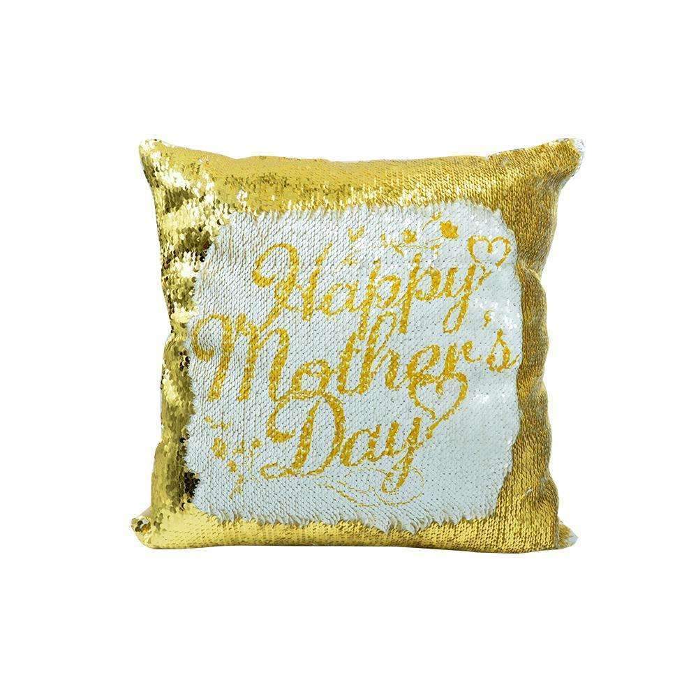 Christmas Santa Reversible Sequin Cushion