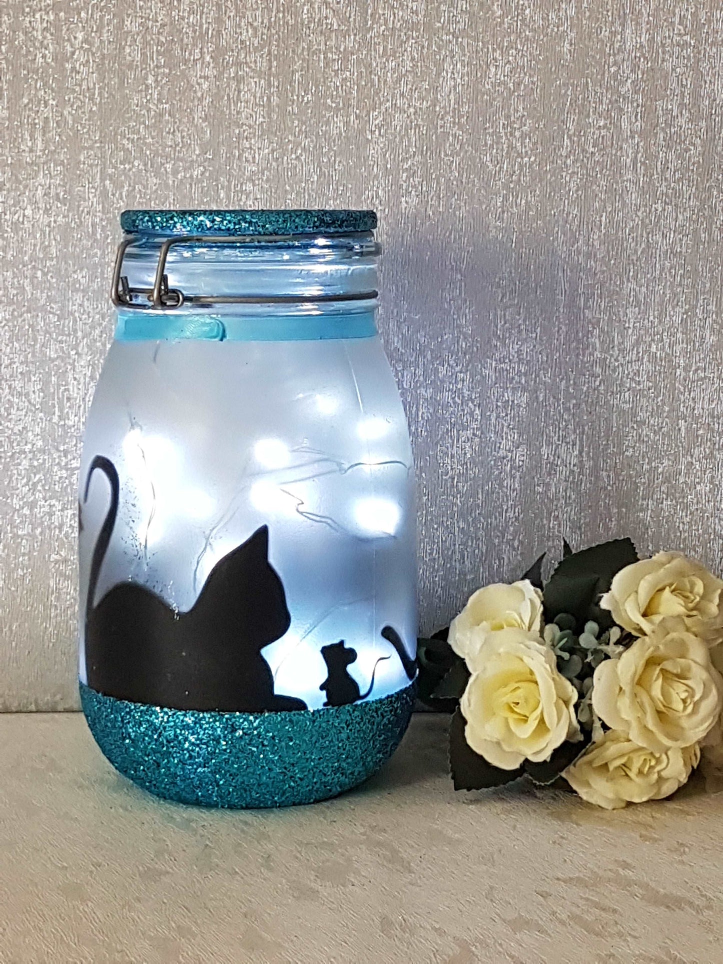 Large Personalised Cat Themed Light