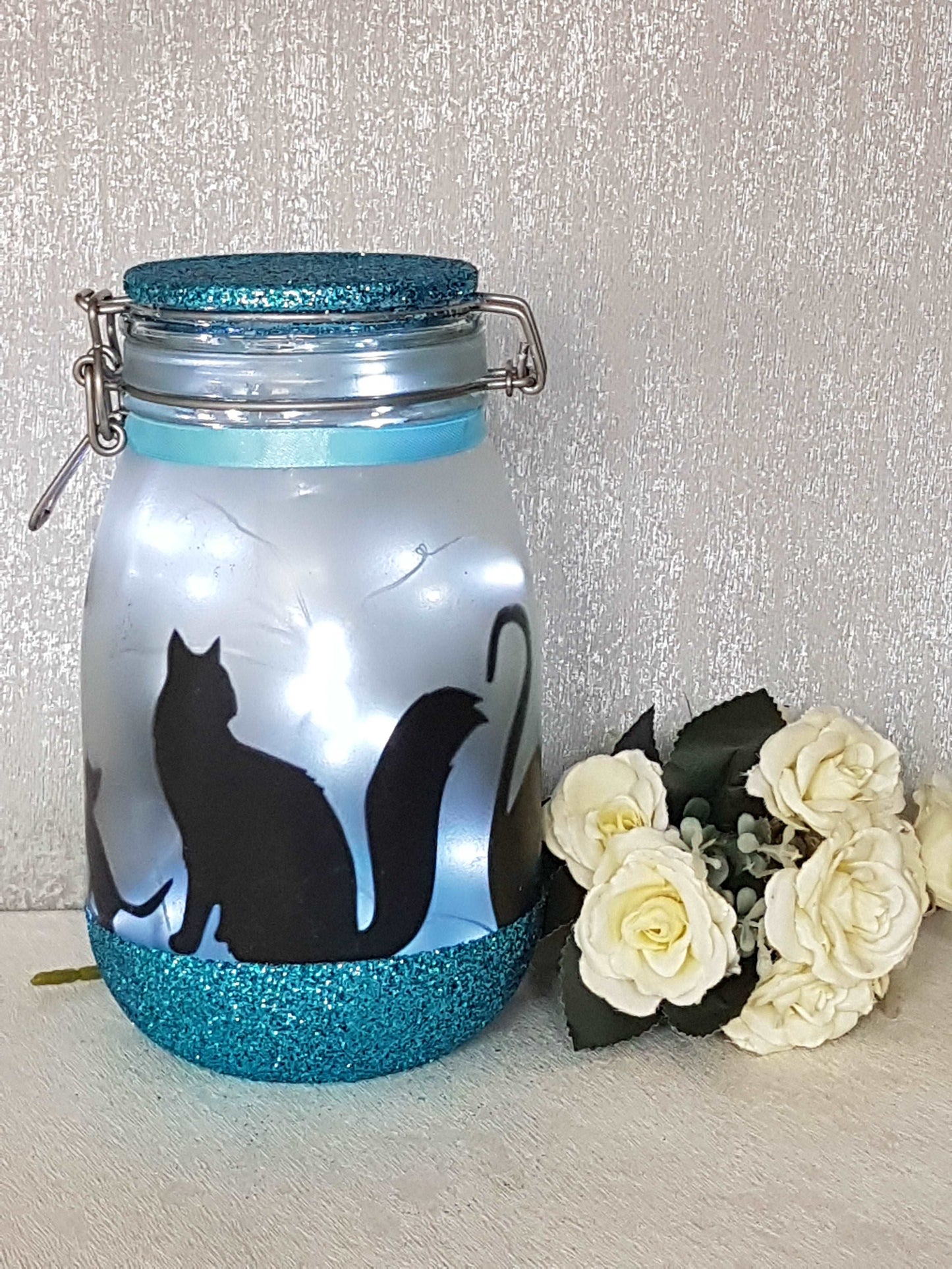 Large Personalised Cat Themed Light