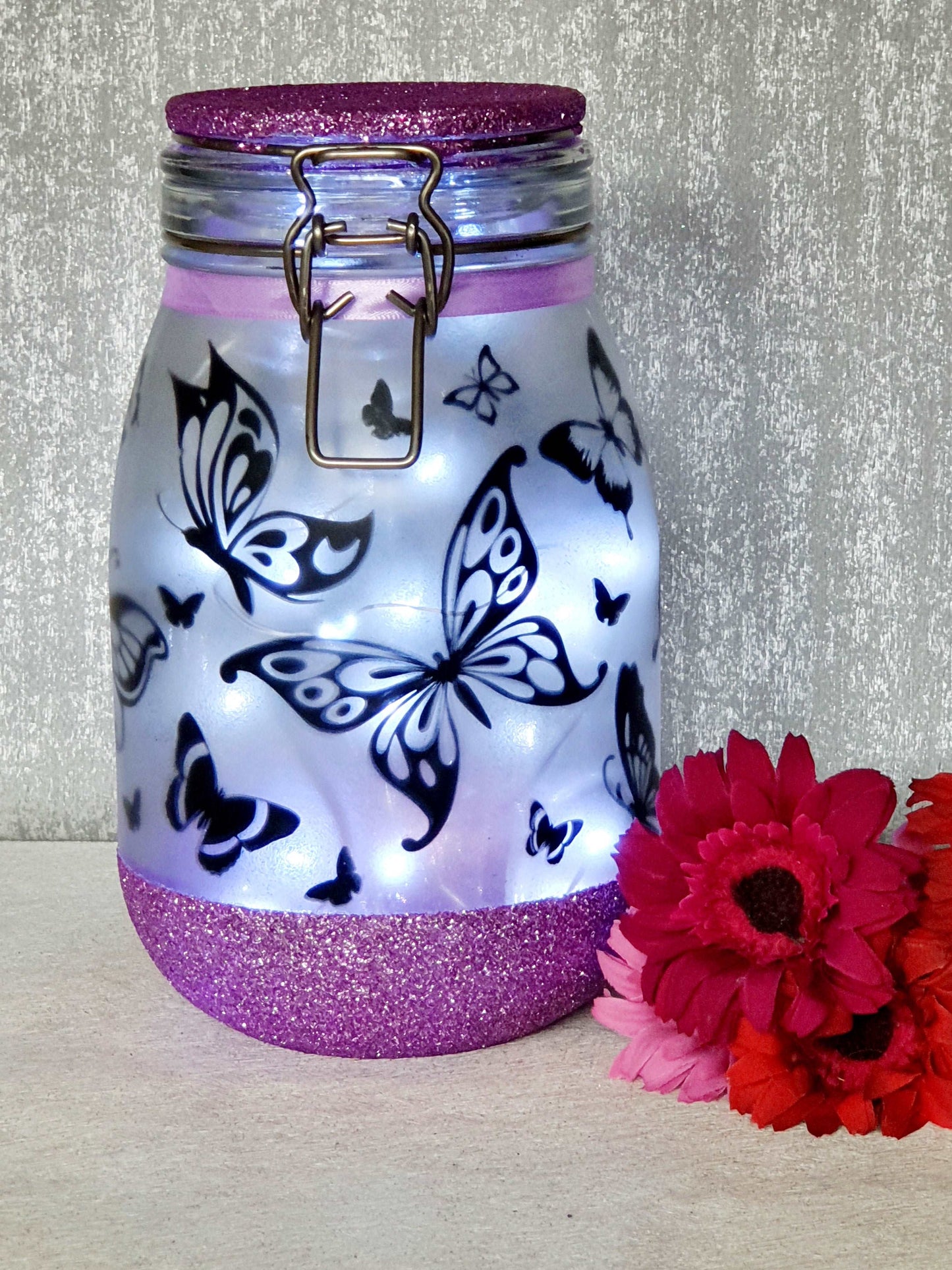 Large Personalised Butterfly Light