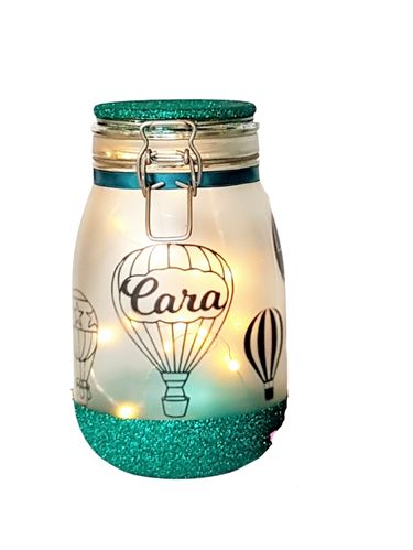 Large Personalised Hot Air Balloon Light