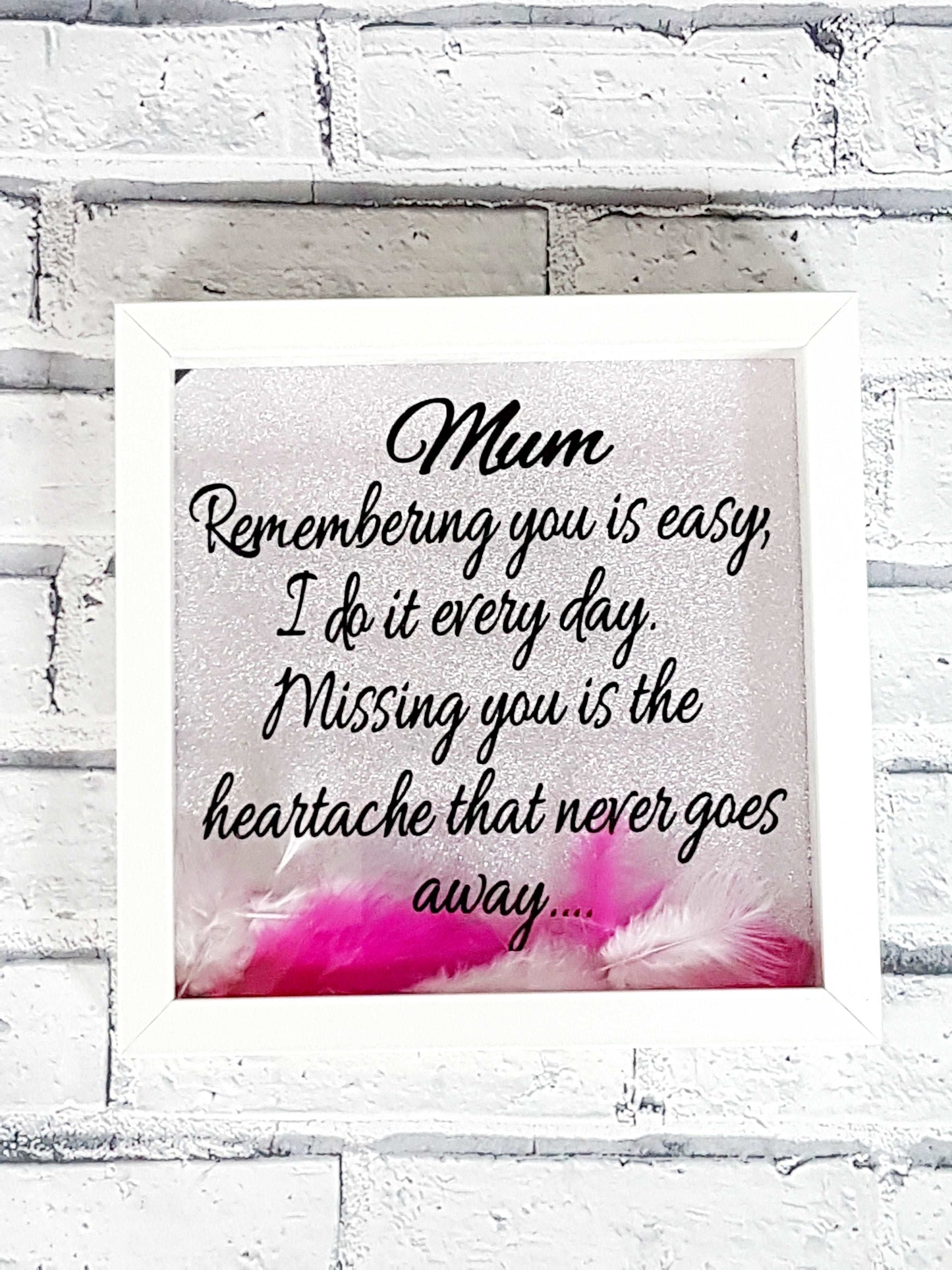 Personalised Keepsake Shadow Box Frame