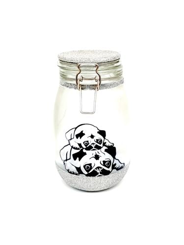 Large Pug Themed Light - Dog Memorial Lantern
