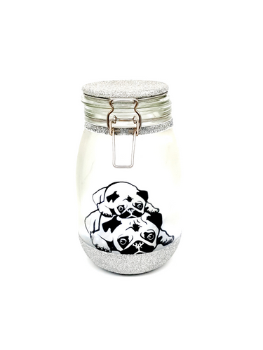 Large Pug Themed Light - Dog Memorial Lantern