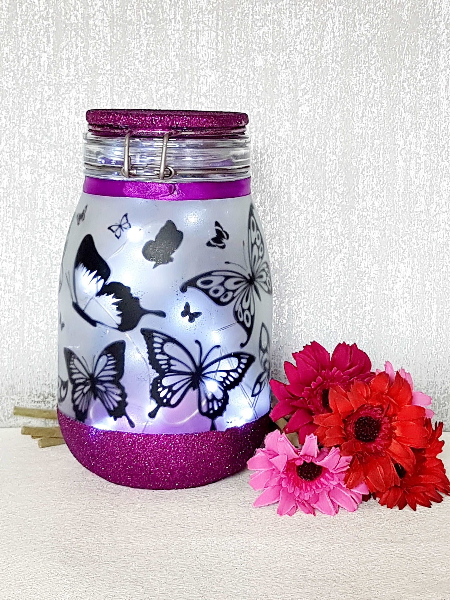 Large Personalised Butterfly Light