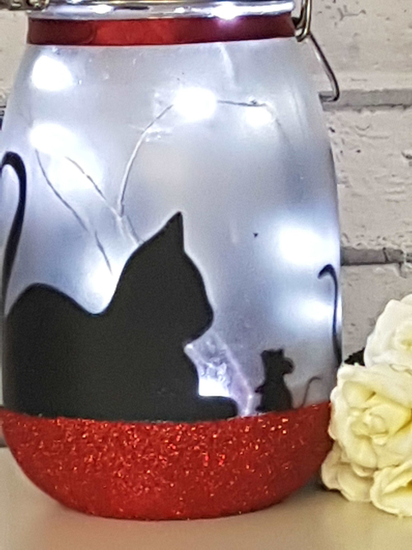Large Personalised Cat Themed Light