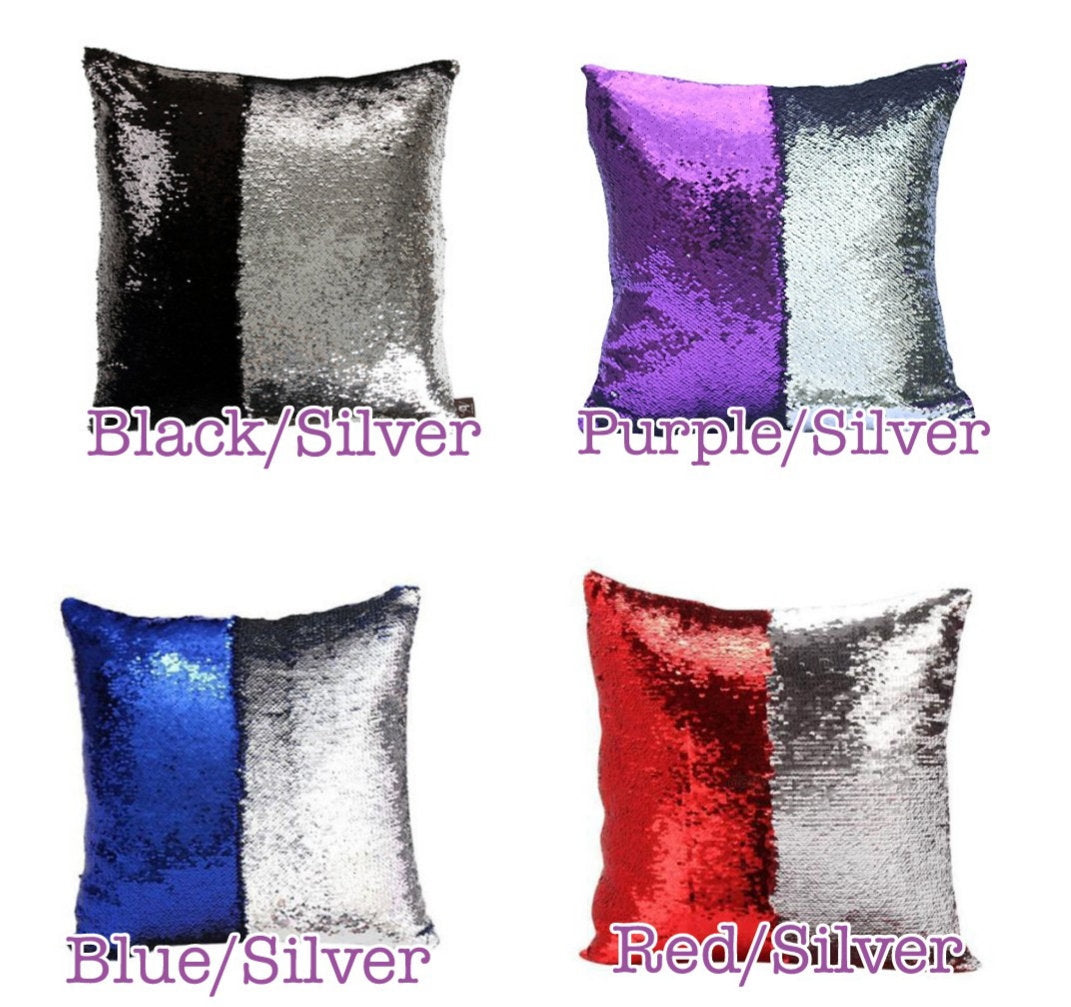 Sequin Cushion,Reversible Sequin,Mermaid Cushion,Funny Sequin Cushion.Hidden Message, Decorative Pillow,Novelty Gift,Funny Christmas Gift,