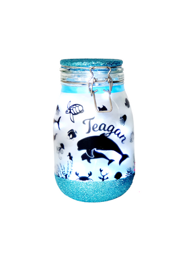 Large Personalised Dolphin Night Light