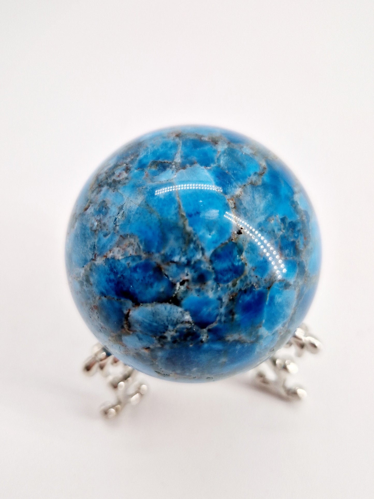 Blue Apatite Sphere - Visionary Clarity