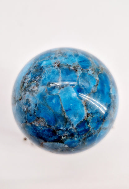 Blue Apatite Sphere - Visionary Clarity