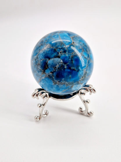 Blue Apatite Sphere - Visionary Clarity