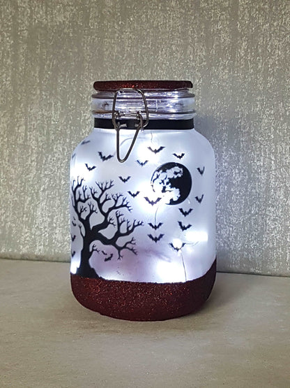Large Halloween Bat Themed Light - Halloween Lantern