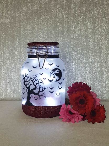 Large Halloween Bat Themed Light - Halloween Lantern